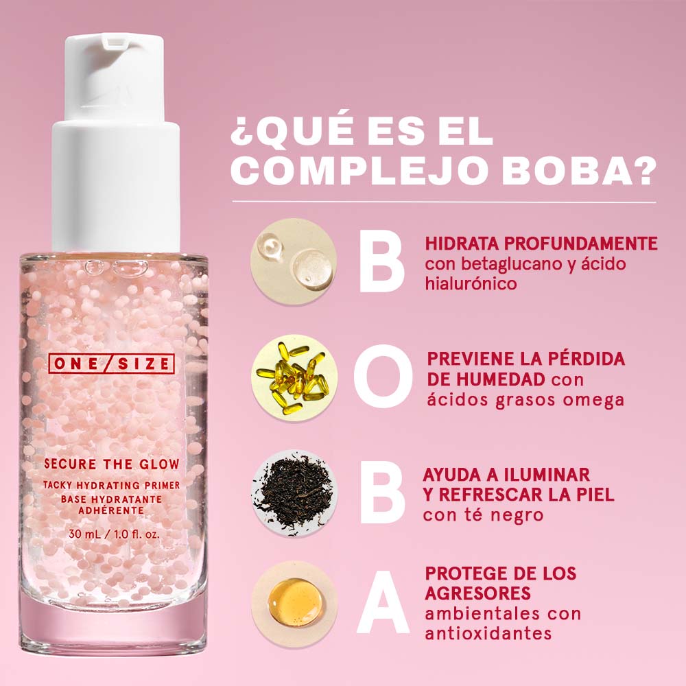 SECURE THE GLOW TACKY HYDRATING PRIMER WITH BOBA COMPLEX (PREBASE HIDRATANTE)